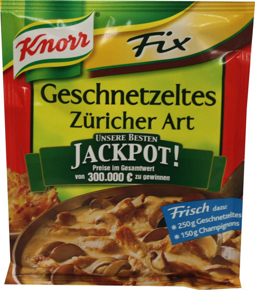 Knorr Fix Geschnetzeltes Zuricher Art Sauce Mix - 1pc