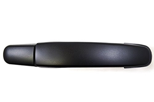 PT Auto Warehouse GM-3373A-FRK - Outside Exterior Outer Door Handle, Textured Black - without Keyhole, Passenger Side Front