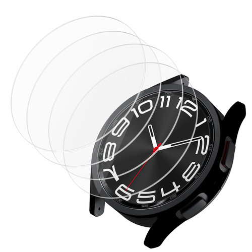 Vancle 4 Pack for Samsung Galaxy Watch 6 Classic 47mm Screen Protector, Anti Scratch Tempered Glass Protective for Galaxy Watch 6 Classic 47mm