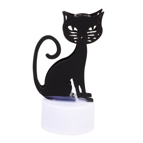 BESTOYARD Halloween Lights Halloween Votive Candle Light Halloween Night Light Pumpkin Night Light LED Decor LED Desk lamp Halloween Decor Halloween Cat Lights Halloween LED Light 3D Ghost