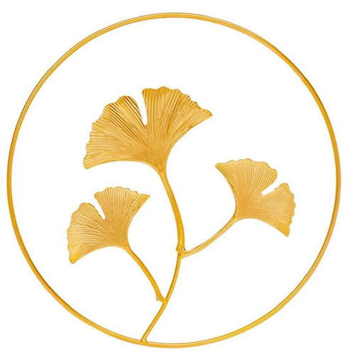 Froiny Metal Wall Art Decor Golden Ginkgo Biloba Wall Hanging Sculptures Decorations for Living Room Bedroom Bathroom Office Froiny Metal Wall Art Decor Golden Ginkgo Biloba Wall Hanging Sculptures Decorations for Living Room Bedroom Bathroom Office