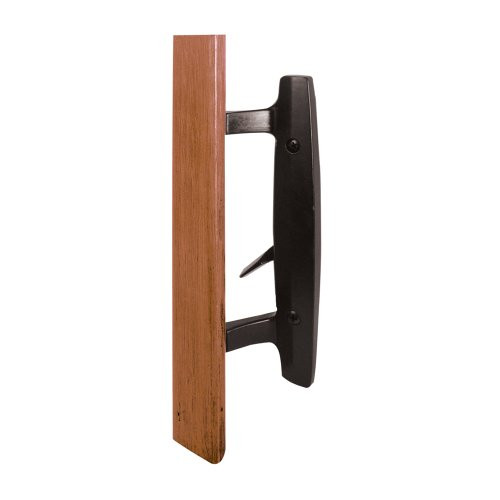 Prime-Line Products C 1127 Sliding Door Handle Inside Latch and Pull, Black