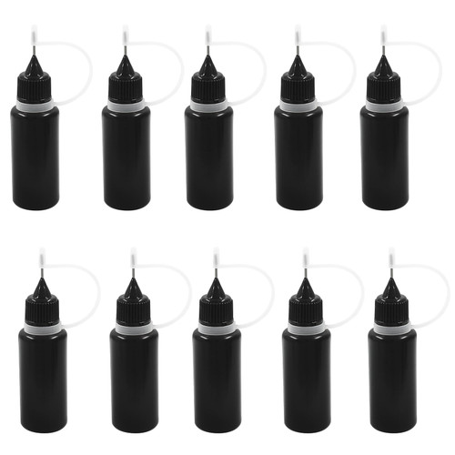 Piutouyar 15ml Black Precision Tip Applicator Bottle, 10 Pcs Fine Tip Applicator Metal Needle Tip Squeeze Bottle Plastic Bottle Glue Applicator Bottles for DIY Crafts Acrylic Painting Piutouyar 15ml Black Precision Tip Applicator Bottle, 10 Pcs Fine Tip Applicator Metal Needle Tip Squeeze Bottle Plastic Bottle Glue Applicator Bottles for DIY Crafts Acrylic Painting