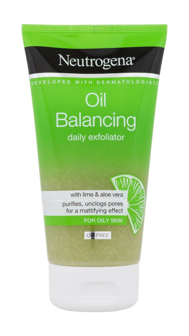 Neutrogena Oil Balancing daily exfoliator with lime & Aloe Vera