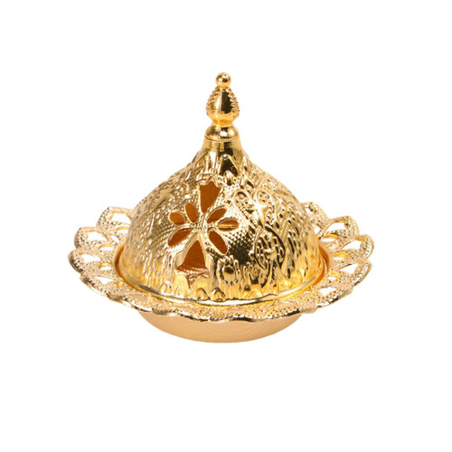 Garneck Metal Incense Burners Modern Incense Holder Incense Burner Cone Incense Stick Holder insence Cone Burners Essential Oil Frankincense Incense Cone Holders Furnace Ash Bowl Indoor