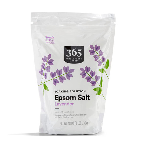 365 by Whole Foods Market, Lavender Epsom Salt, 48 Ounce 365 by Whole Foods Market, Lavender Epsom Salt, 48 Ounce