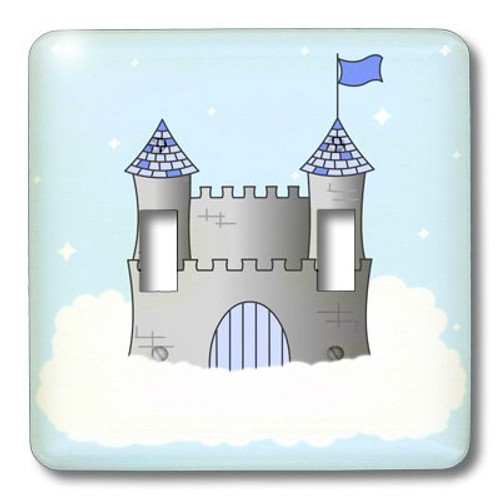 3dRose LLC lsp_24702_2 Blue and Grey Castle In The Clouds Double Toggle Switch 3dRose LLC lsp_24702_2 Blue and Grey Castle In The Clouds Double Toggle Switch