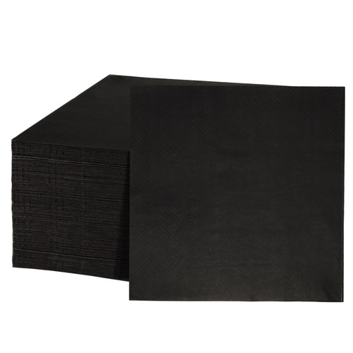 3 Ply Cocktail Napkins Black, 100 Pcs Paper Napkins Beverage Napkins Disposable Paper Napkins for Wedding Birthday Baby Shower Party Dinner Bridal Anniversary (Black) 3 Ply Cocktail Napkins Black, 100 Pcs Paper Napkins Beverage Napkins Disposable Paper Napkins for Wedding Birthday Baby Shower Party Dinner Bridal Anniversary (Black)