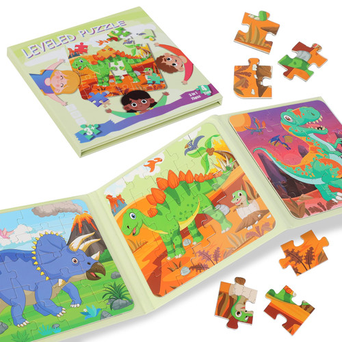 Magnetic Puzzles for Kids Ages 3-5, Puzzles for Kids Ages 4-8, Toddler Puzzles Ages 2-4, Dinosaur Jigsaw Puzzles Book for Preschool Toddlers, Travel Toys for 3-5 Year Old Board Games Boys and Girls Magnetic Puzzles for Kids Ages 3-5, Puzzles for Kids Ages 4-8, Toddler Puzzles Ages 2-4, Dinosaur Jigsaw Puzzles Book for Preschool Toddlers, Travel Toys for 3-5 Year Old Board Games Boys and Girls