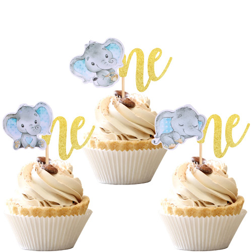 24 PCS Elephant 1st Birthday Cupcake Toppers Gold Glitter First Birthday Elephant One Cupcake Picks for Elephant Theme Baby Shower Kids Boys 1st Birthday Party Cake Decorations Supplies 24 PCS Elephant 1st Birthday Cupcake Toppers Gold Glitter First Birthday Elephant One Cupcake Picks for Elephant Theme Baby Shower Kids Boys 1st Birthday Party Cake Decorations Supplies