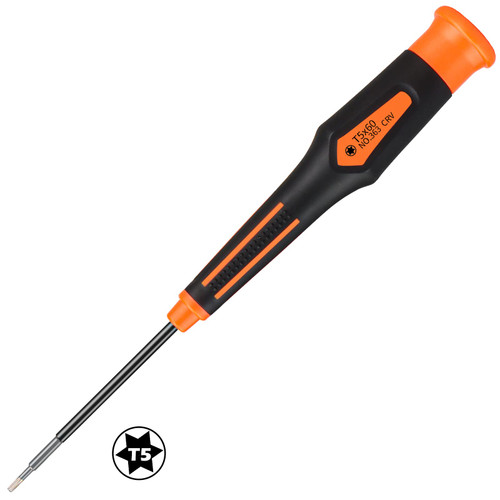 T5 Torx Screwdriver, Novoard 6-pointed T5 Scrwdriver Hardened, Precision Torx T5 Screwdriver Head for Laptop & MacBook Air Battery and More