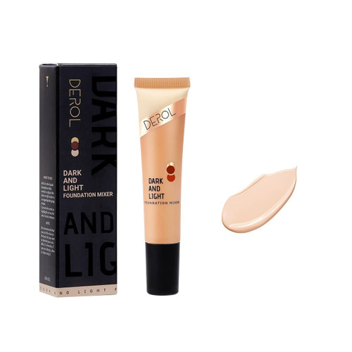 Foundation Mixer, Foundation Mixing Pigment, Foundation Shade Adjuster, Liquid Foundation Adjusting Drops, Smooth and Light, Blends Easily with Foundation (#1 Cream)