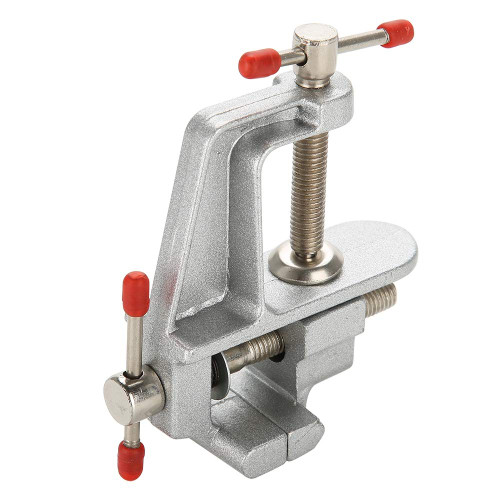 Mini Vice, Aluminum Alloy Mini Vise Hobby Table Craft Jewelry Clamp Vice Repair Tool withJaw