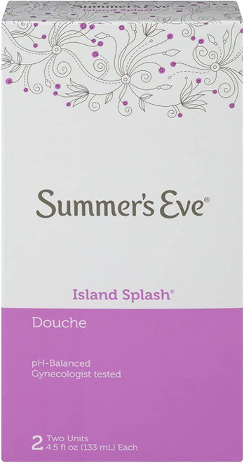 Summer's Eve Douche, Island Splash, 2 Units, 4.5 oz Each (Pack of 1)