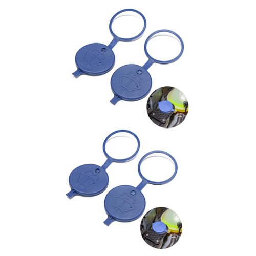 Milisten 4 Pcs wiper fluid cap auto accessories windshield washer cap wiper fluid reservoir washer fluid cap washer reservoir cap reservoir tank windshield fluid cap car c2 washing machine