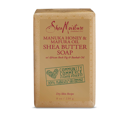SheaMoisture Shea Butter Soap Manuka Honey And Mafura Oil Bar Soap for Dry Skin Body Soap Cleanser With Shea Butter 8oz SheaMoisture Shea Butter Soap Manuka Honey And Mafura Oil Bar Soap for Dry Skin Body Soap Cleanser With Shea Butter 8oz