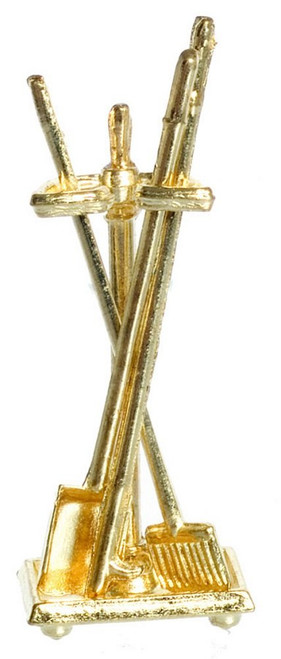 Dollhouse Miniature Fireplace Accessories, Set of 4 #IM66236