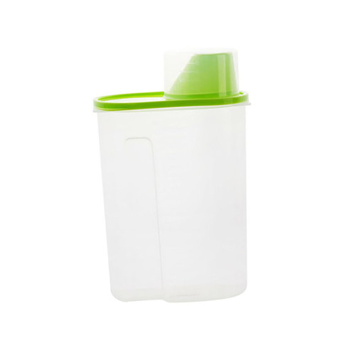 FUOYLOO kitchen nuts storage Clear Containers Grains Storage Containers kitchen flour canister pantry storage jar Rice Storage Container food storage jar Clear Food grain storage box snack