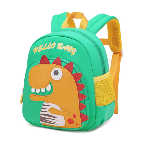 MUSEVOS Dinosaur Toddler Backpack for Kids 3-6, Mini Toddler Backpack Boys 2-4, 3 Year Old Boys Girls, Neoprene Preschool Backpack for Kids with Anti-lost Safety Leash for Daycare Outdoor