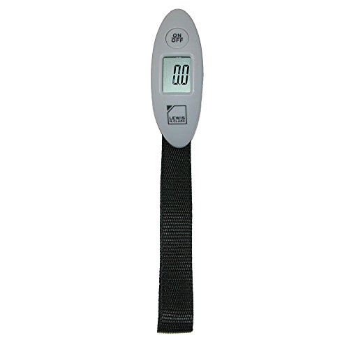 Lewis N. Clark Mini Digital Luggage Scale, Gray