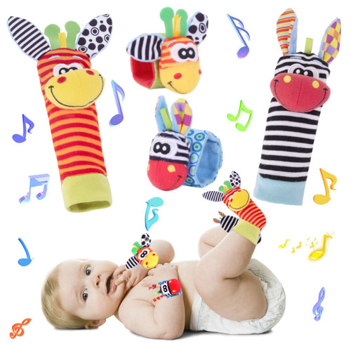 PADONISE Wrist Rattle Foot Finder Socks Set Arm Hand Bracelet Rattle Feet Leg Ankle Socks Newborn Soft Sensory Toy Baby Socks Newborn Wrist Rattles for Babies 0-6 Months Infant Baby Gift 6-12 Months PADONISE Wrist Rattle Foot Finder Socks Set Arm Hand Bracelet Rattle Feet Leg Ankle Socks Newborn Soft Sensory Toy Baby Socks Newborn Wrist Rattles for Babies 0-6 Months Infant Baby Gift 6-12 Months