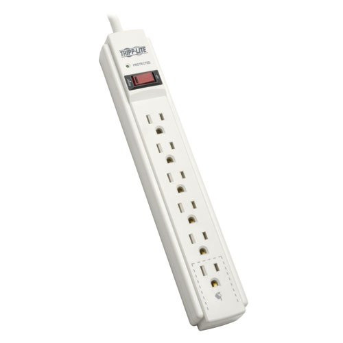 Tripp Lite TAA Compliant 6 Outlet Surge Protector Power Strip, 6ft Cord, & $20,000 INSURANCE (TLP606TAA)