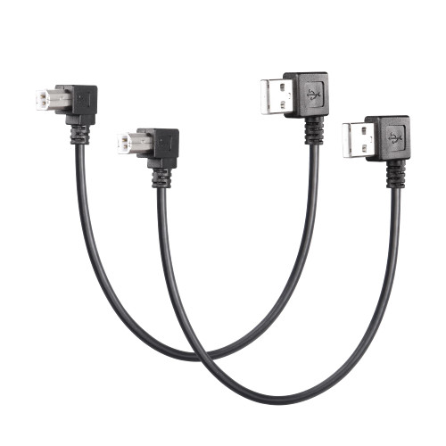 CERRXIAN 90 Degree USB A to B Cable Printer Cable, 1ft Left Angle USB 2.0 Type A Male to Right Angle USB 2.0 Type B Male Scanner Cable (rr) CERRXIAN 90 Degree USB A to B Cable Printer Cable, 1ft Left Angle USB 2.0 Type A Male to Right Angle USB 2.0 Type B Male Scanner Cable (rr)