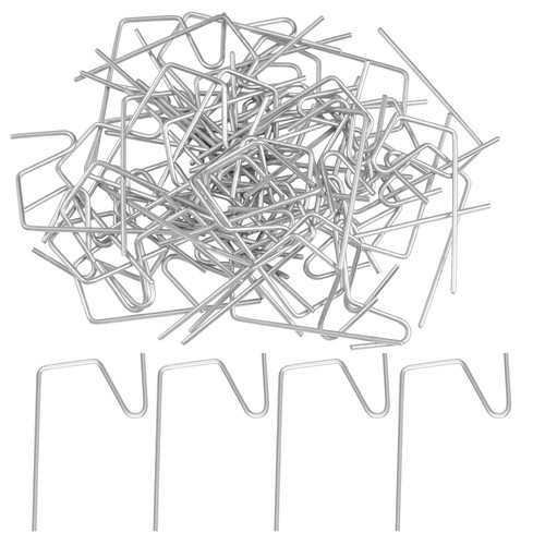 60 Pcs Christmas Light Hooks for Gutter Guards, Leaf Screen Gutter Clips, Light Hangers for Gutters, Metal Gutter Clips for Hanging Outdoor Lights