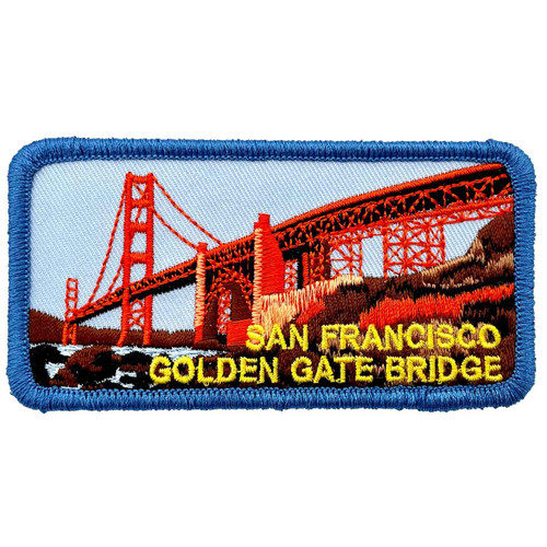 San Francisco Golden Gate Bridge Patch - Iron On or Sew On - California Travel Souvenir