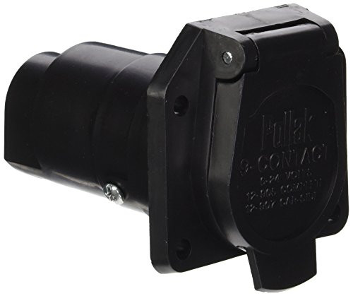 Pollak 12-907p 9-Way Rv Connector Socket, Pkgd