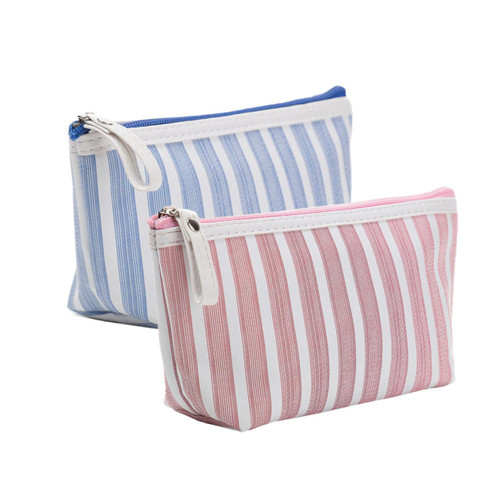 FOMIYES 2pcs toiletry organizer make up organizers bag storage tote striped makeup pouch makeup organizer purse toiletry bag for travel makeup bag literature and art storage bag FOMIYES 2pcs toiletry organizer make up organizers bag storage tote striped makeup pouch makeup organizer purse toiletry bag for travel makeup bag literature and art storage bag