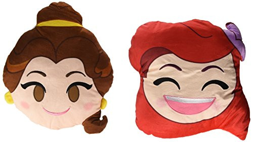 Disney Just Play 2pk Emoji Belle & Ariel Plush