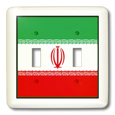 3dRose lsp_80979_2 Photo Of Iran Flag Button Double Toggle Switch