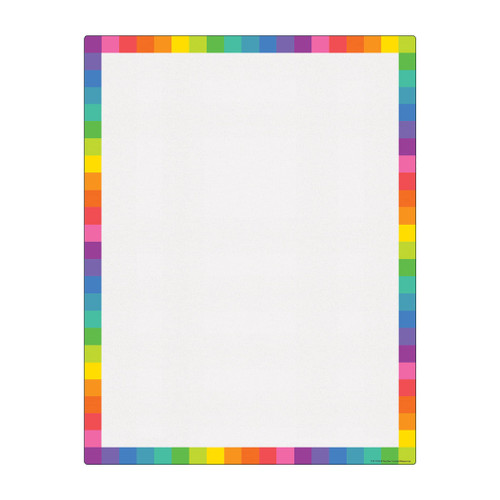 Teacher Created Resources Colorful Blank Write-On/Wipe-Off Chart, 17" x 22"