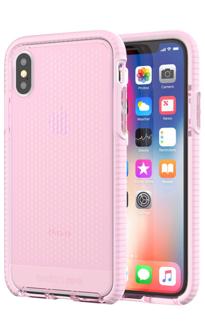 tech21 Evo Mesh Phone Case for Apple iPhone X and XS - Pink