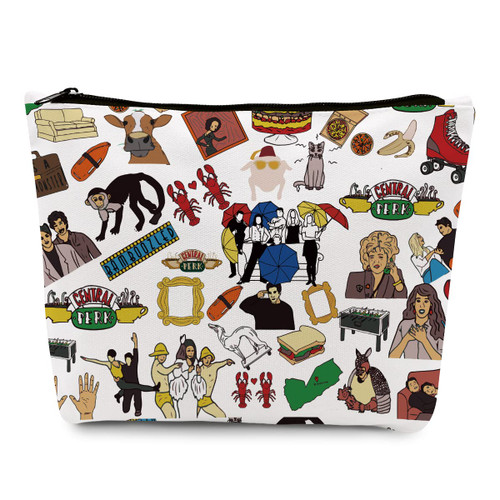 gfuhlre Friends Makeup Bag Travel Toiletry Bag Friends TV Show Merchandise Friend Fans Merch Stuff Funny Friendship Gifts for Women Friends Teen Girls Besties Sister Birthday Christmas Graduation gfuhlre Friends Makeup Bag Travel Toiletry Bag Friends TV Show Merchandise Friend Fans Merch Stuff Funny Friendship Gifts for Women Friends Teen Girls Besties Sister Birthday Christmas Graduation