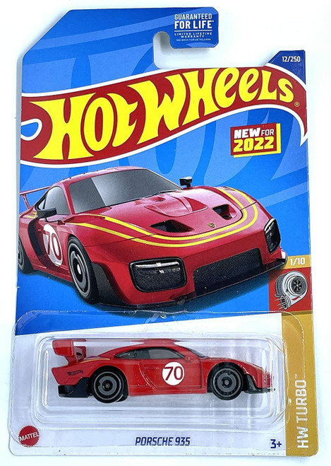 Hot Wheels 2022 - Porsche 935 - 12/250 [Red] - HW Turbo 1/10