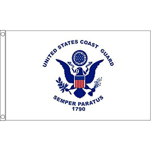AZ FLAG United States Coast Guard Flag 2' x 3' - US Coast Guard - USCG Flags 60 x 90 cm - Banner 2x3 ft
