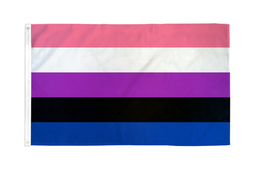 Genderfluid pride Flag 2' x 3' - LGBT Genderqueer flags 60 x 90 cm - Banner 2x3 ft High quality - AZ FLAG