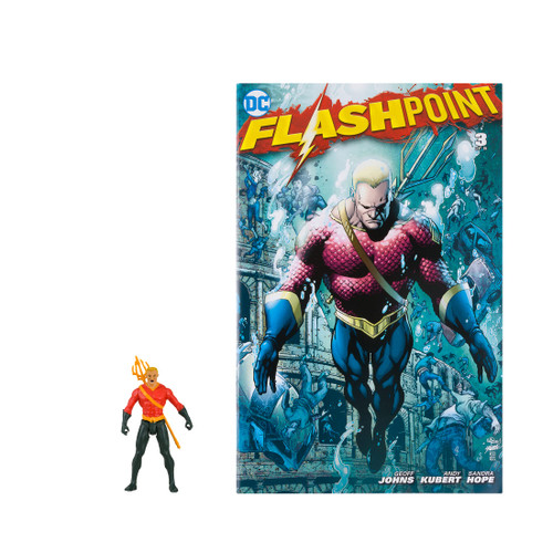 McFarlane Toys DC Direct - Page Punchers - 3" Figure with Comic Wave 3 - Aquaman (Flashpoint) McFarlane Toys DC Direct - Page Punchers - 3" Figure with Comic Wave 3 - Aquaman (Flashpoint)