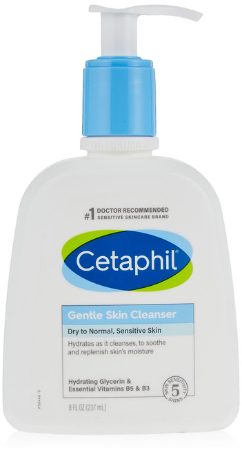 Cetaphil Gentle Skin Cleanser, Dry to Normal, Sensitive Skin, 8 Fl Oz (Pack of 1) Cetaphil Gentle Skin Cleanser, Dry to Normal, Sensitive Skin, 8 Fl Oz (Pack of 1)