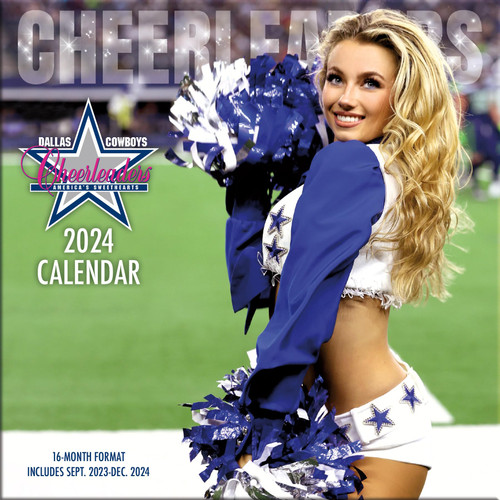 TURNER LICENSING Dallas Cowboys Cheerleaders Swim 2024 Mini Wall Calendar (24998040530)