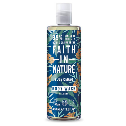 Faith In Nature For Men Blue Cedar Body Wash 400ml