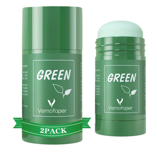 Vemofoper Green Tea Blackhead Remover Face Mask Stick Poreless Deep Cleanse Mask Blackhead Mask for Face with Green Tea Extract Deep Pore Cleansing Moisturizing Oil Control for All Skin Types 2PCS Vemofoper Green Tea Blackhead Remover Face Mask Stick Poreless Deep Cleanse Mask Blackhead Mask for Face with Green Tea Extract Deep Pore Cleansing Moisturizing Oil Control for All Skin Types 2PCS