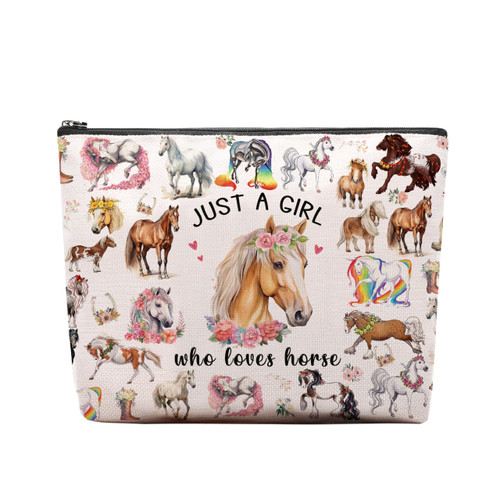 CEASQVAA Horses Gifts for Women Horse Makeup Bag Horses Lover Cowgirl Equestrian Travel Bag Cosmetic Pouch Horses Cosmetic Bag Horseshoe Horse Stuff CEASQVAA Horses Gifts for Women Horse Makeup Bag Horses Lover Cowgirl Equestrian Travel Bag Cosmetic Pouch Horses Cosmetic Bag Horseshoe Horse Stuff