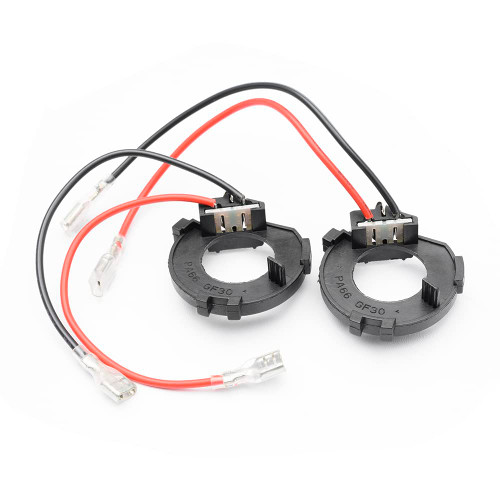 2Pcs H7 LED Headlight Bulb Holder Retainers Adapter for VW e-Golf Eos Golf for Passat for Tiguan H7 HID Headlight Bulb Spacer Holder Clip Retainers