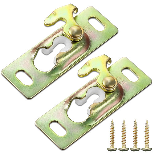 Gulfmew 2 Packs Sliding Door Hanger, Pocket Door Roller Assembly Pocket Door Hanger, RV Sliding Door Roller Connection Plate, RV Sliding Door Interior Hardware