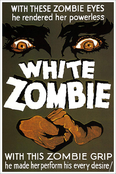 American Gift Services - Vintage Horror Movie Poster White Zombie - 11x17
