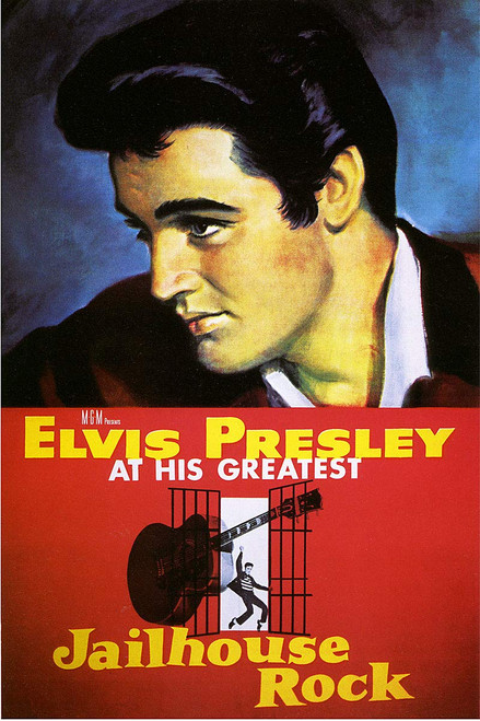 American Gift Services - Jailhouse Rock Vintage Elvis Presley Movie Poster - 11x17