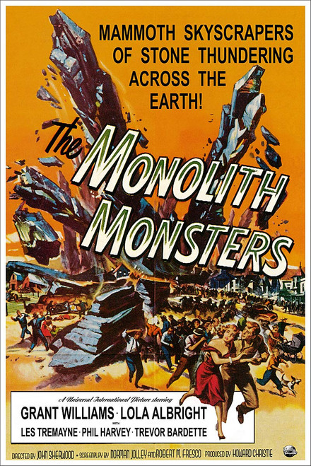 American Gift Services - Vintage Horror Movie Poster The Monolith Monsters - 11x17